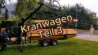 Eigenbau Rückehänger mit Kran ATV Teil 3 [upl. by Juley206]