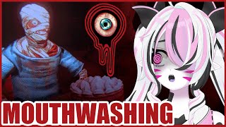 Brush floss rinse scream【Mouth Washing】Horror punishment stream w ReimuENV [upl. by Atnuhs]