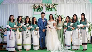 Dr Hruaikima Reang amp Jasmita Reang  Bru Christian Wedding  Tripura [upl. by Elrahc]