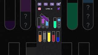 Water Sort Puzzle level32 gameplay shorts [upl. by Child167]