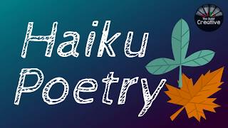 Haiku Poetry [upl. by Ulrick790]