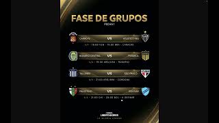 Fixture de la Fecha 1 de la Copa Libertadores 2024 [upl. by Dworman]