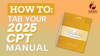 How to Tab Your 2025 CPT Manual [upl. by Nnyla]