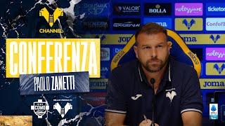 Zanetti quotI ragazzi hanno voglia di fare bene mi aspetto una reazione importantequot [upl. by Weylin]