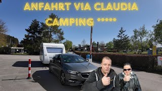 Anfahrt Via Claudia Camping Lechbruck am See  Schlüssel 🔑 weg dafür Schnaps [upl. by Lahcsap]