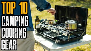 TOP 10 BEST CAMPING COOKING GEAR ON AMAZON [upl. by Icrad]