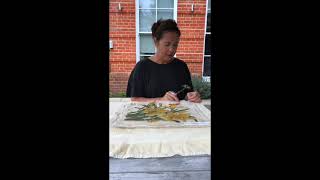 How to Stretch your Needlepoint [upl. by Atiluap]