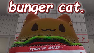 Furry ASMR burger cat just burger cat quotbungerquot trigger word [upl. by Lymann]