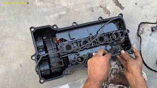 engine oil leakage problem  engine head cover gasket change [upl. by Cristobal]