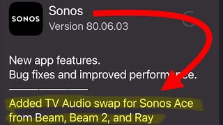 Sonos  New App  New Firmware  New Feature and Sonos Ace Review [upl. by Akemak]