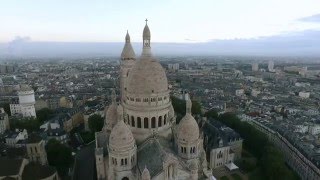 La Basilique du SacréCoeur de Montmartre vue du ciel [upl. by Joao737]