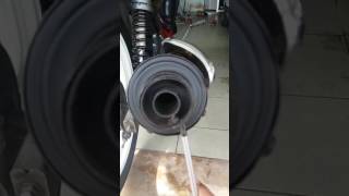 Yamaha lagenda 115z Exhaust vtec with silencerwith out silencer [upl. by Eulaliah808]