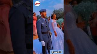 🇷🇼Rwanda AIR FORCE WEDDING with colorful uniform girlsinarmy militarywedding rdf [upl. by Elleb]