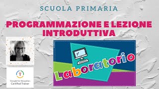 Programmazione e prima lezione in laboratorio informatico [upl. by Formenti]