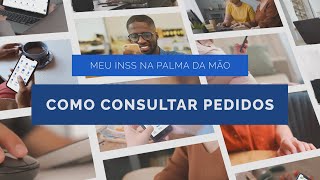 Meu INSS Como consultar meus pedidos [upl. by Anairda]