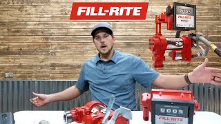 FillRite FR4211H 12 Volt DC High Flow Pump with Hose Manual Nozzle and Meter [upl. by Temp]