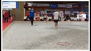 Petanque European Championship 2024 Lacroix vs Sweden [upl. by Kaenel]