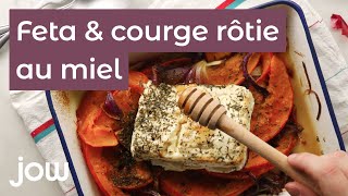 Recette feta amp courge rôtie au miel [upl. by Janel617]