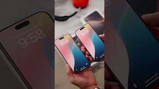 iPhone 16 Pro vs iPhone 16 Pro Max Natural vs Desert Titanium [upl. by Mary]