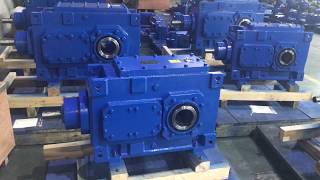 BHH industrial right angle gearbox with hollow shaft output [upl. by Onyx120]