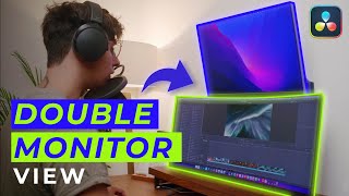 How to set up multiple displays in Davinci Resolve [upl. by Nirehs281]