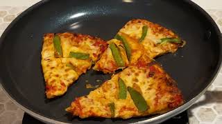 REHEAT your LEFT OVER PIZZA in a skillet Method [upl. by Yentiw]