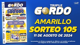 SORTEO TRIPLE GORDO 105 [upl. by Limann]