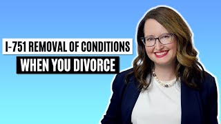 I 751 Removal of Conditions when you divorce [upl. by Kotick]