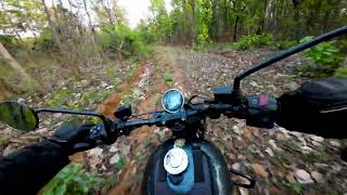 Trail Ride  Yezdi Roadster  Bike Ride  Forest Ride [upl. by Eelram318]