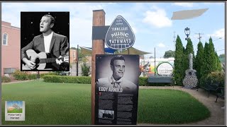 Eddy Arnold hist marker Henderson Tennessee [upl. by Oicatsana]