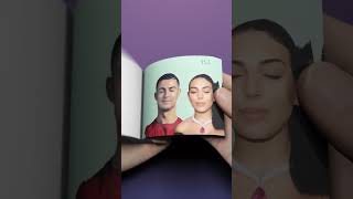 Cristiano Ronaldo amp Georgina Singing Death Bed FlipBook messi flipbook viral [upl. by Yajnas]