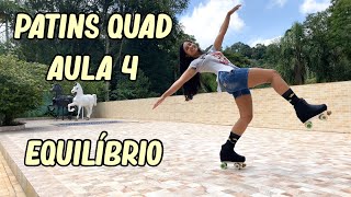 Vídeo aula de patins para iniciantes 4 como ter equilíbrio [upl. by Ylliw]