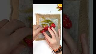 Needle Felting For Beginners  Easy Summer Crafts needlefelting felting diycrafts [upl. by Nelav]