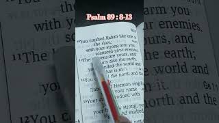 Psalm 89813 Your Arm Is Endued With Power Your Hand Is Strong Your Right Hand Exalted [upl. by Mikol]