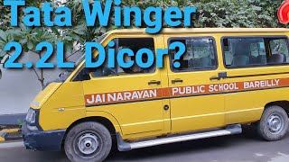 Tata Winger 22L Dicor School Van Bus review  Winger Real life Performance  Winger Mileage in City [upl. by Donall]