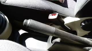 Ford Fiesta Mk6  Handbrake adjustment [upl. by Muncey350]