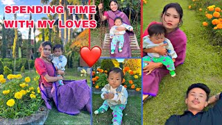 SPECIAL DAY AT THE GARDEN❤️Couple vlog Matai Garden At Luwangsangbam [upl. by Harutek]