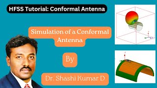 HFSS Tutorial Simulation of Conformal Antenna [upl. by Willin149]