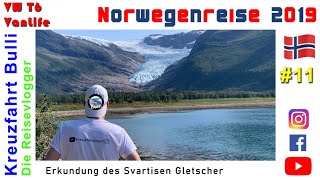 Norwegen  11  Erkundung des Svartisen Gletschers sowie der Salttraumen [upl. by Enelehs]