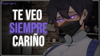 M4A Confrontas a tu compañero de trabajo yandere y te termina acorralando ASMR RP [upl. by Holland]