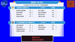 St Bernards OC Sunday XI v Coburg Sunday XI [upl. by Rillings]