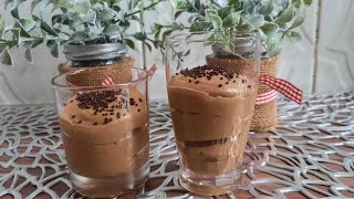 Mousse au chocolat noir  mascarpone 😋😋 [upl. by Sorci]