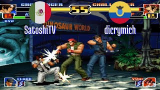 FT5 kof99 SatoshiTV MX vs dicrymich EC King of Fighters 99 Fightcade Jun 12 [upl. by Ylerebmik]