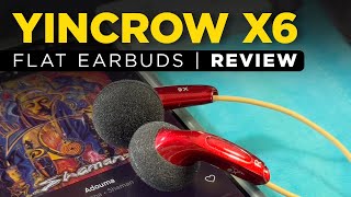 YINCROW X6 FLAT EARBUDS  AUDIO REVIEW  UN SONIDO AMPLIO Y DETALLADO [upl. by Seadon330]