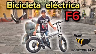 Bicicleta electrica HONEY WHALE modelo f6 [upl. by Sined727]