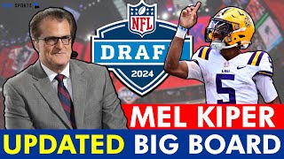 Mel Kiper UPDATED 2024 NFL Draft Big Board Top 25 NFL Draft Prospect Rankings Ft Jayden Daniels [upl. by Ahcsropal]