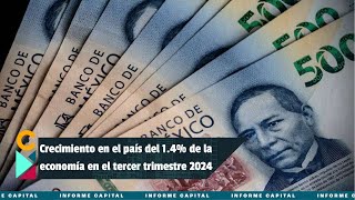 Crecimiento económico en México en el tercer trimestre del 2024 [upl. by Schaefer465]