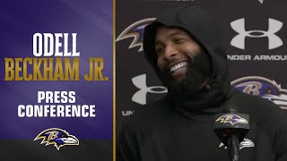 Odell Beckham Jr ‘It’s All Love and Respect’ Playing Rams  Baltimore Ravens [upl. by Xena]