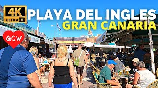 PLAYA DEL INGLES Anexo 2 Gran Canaria November 2023 🔴 Mozart Cafe to the Beach [upl. by Bergin]