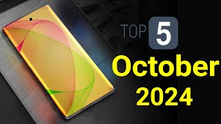 Top 5 UpComing Mobiles October 2024  Price amp Launch Date in india [upl. by Aztiraj]